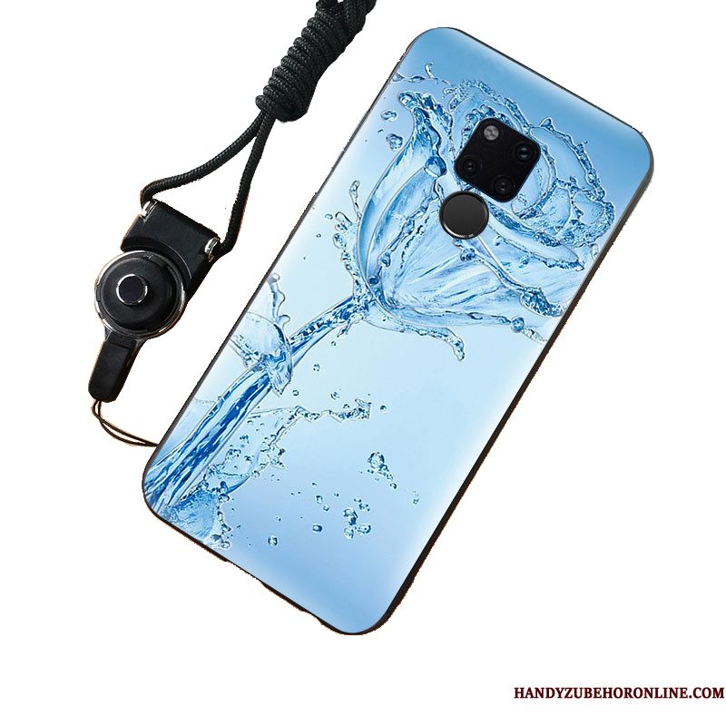 Hoesje Huawei Mate 20 Zacht Persoonlijk Kunst, Hoes Huawei Mate 20 Scheppend Anti-fall Hanger