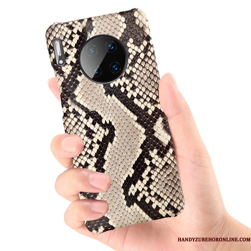 Hoesje Huawei Mate 30 Luxe Anti-fall Patroon, Hoes Huawei Mate 30 Zakken Pas High End