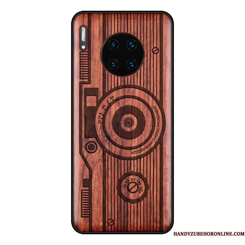 Hoesje Huawei Mate 30 Pro Hout Pas Nieuw, Hoes Huawei Mate 30 Pro Bescherming Originaltelefoon