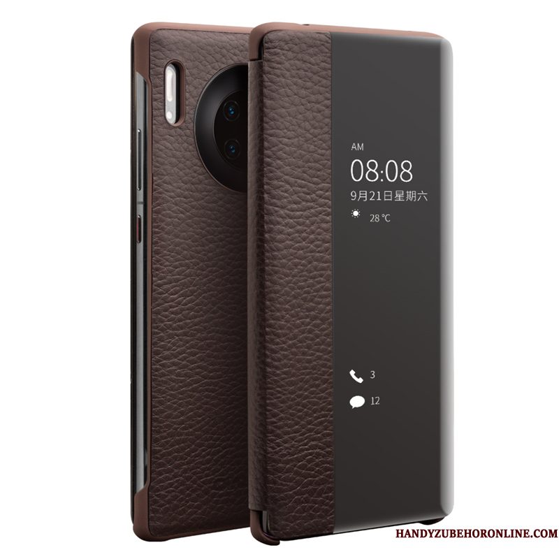 Hoesje Huawei Mate 30 Zakken Anti-falltelefoon, Hoes Huawei Mate 30 Folio