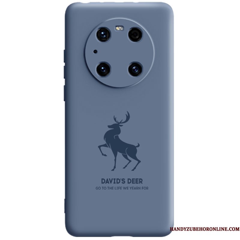 Hoesje Huawei Mate 40 Pro Siliconen Blauw Nieuw, Hoes Huawei Mate 40 Pro Zakken Magnetisch Anti-fall