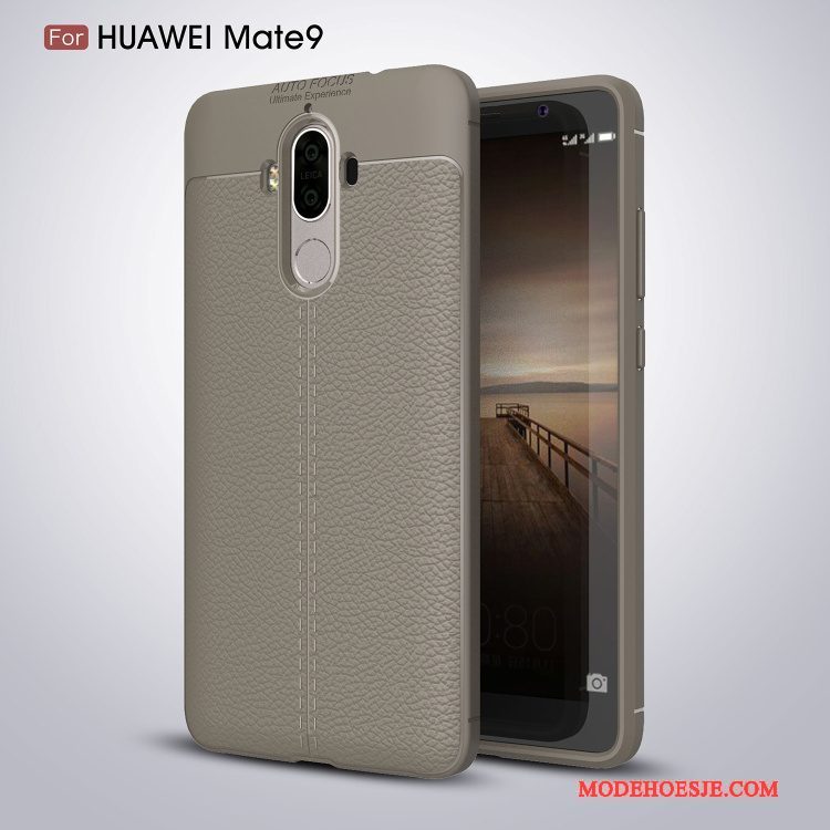 Hoesje Huawei Mate 9 Bescherming Anti-fall Grijs, Hoes Huawei Mate 9 Scheppend Eenvoudige Persoonlijk