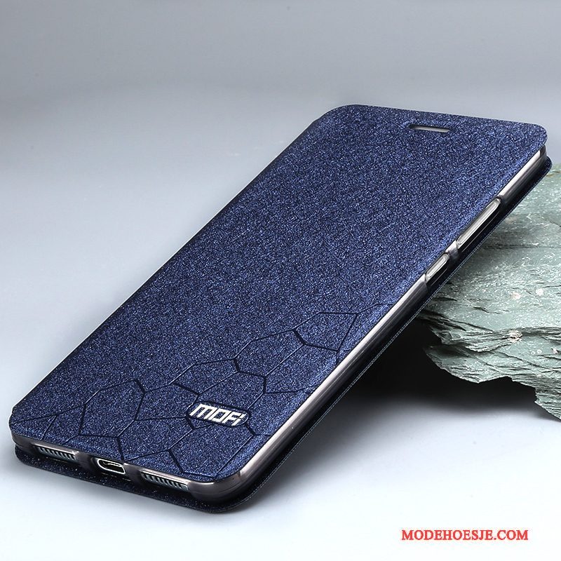 Hoesje Huawei Mate 9 Folio Blauwtelefoon, Hoes Huawei Mate 9 Siliconen Anti-fall