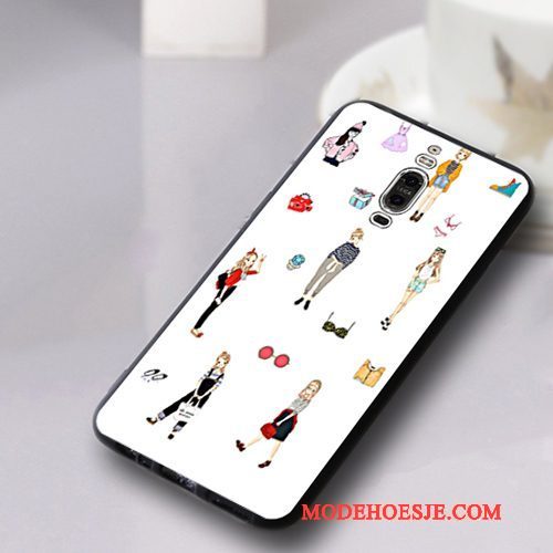 Hoesje Huawei Mate 9 Pro Bescherming Anti-falltelefoon, Hoes Huawei Mate 9 Pro Siliconen Hanger Wit