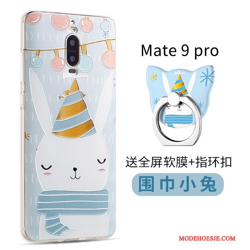 Hoesje Huawei Mate 9 Pro Bescherming Schrobben Anti-fall, Hoes Huawei Mate 9 Pro Spotprent Telefoon Trend