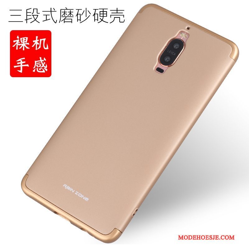 Hoesje Huawei Mate 9 Pro Metaal Telefoon Omlijsting, Hoes Huawei Mate 9 Pro Bescherming Nieuw Roze