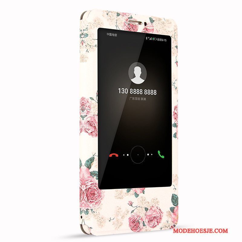 Hoesje Huawei Mate 9 Scheppend Telefoon Roze, Hoes Huawei Mate 9 Folio