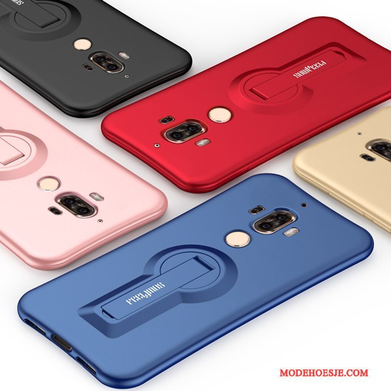 Hoesje Huawei Mate 9 Siliconen Telefoon Roze, Hoes Huawei Mate 9 Blauw Hanger