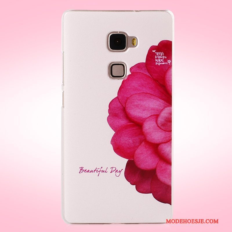 Hoesje Huawei Mate S Geschilderd Roze Hard, Hoes Huawei Mate S Bescherming Telefoon Schrobben