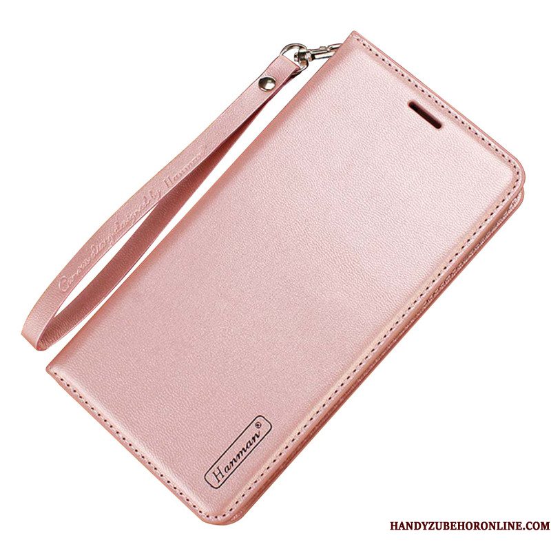 Hoesje Huawei Nova 5t Folio Roze Hanger, Hoes Huawei Nova 5t Zakken Telefoon