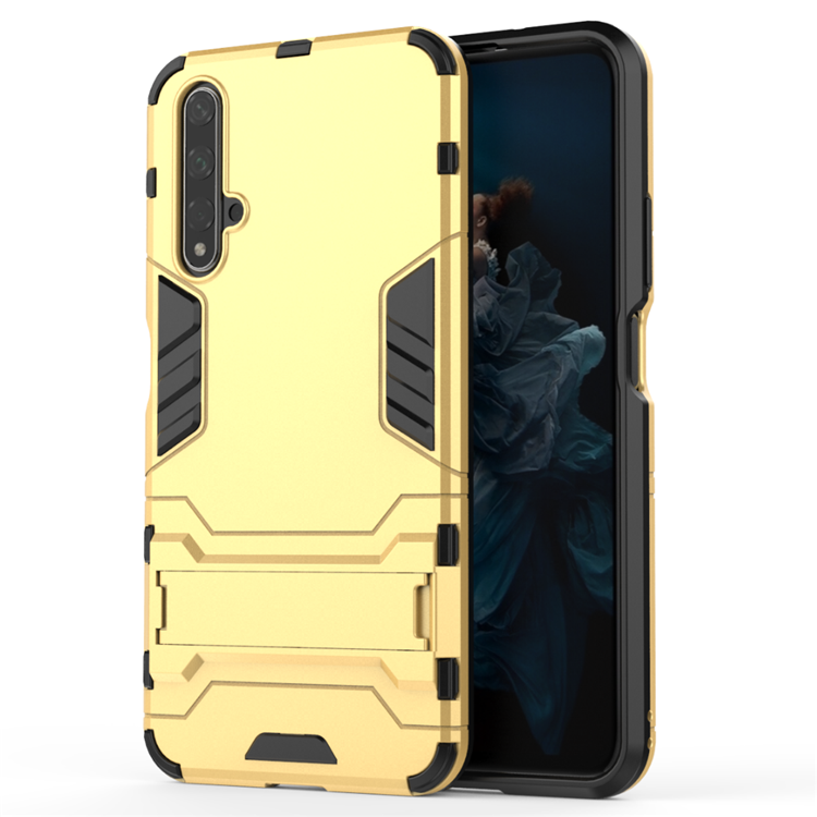 Hoesje Huawei Nova 5t Ondersteuning Telefoon Goud, Hoes Huawei Nova 5t Anti-fall Pantser