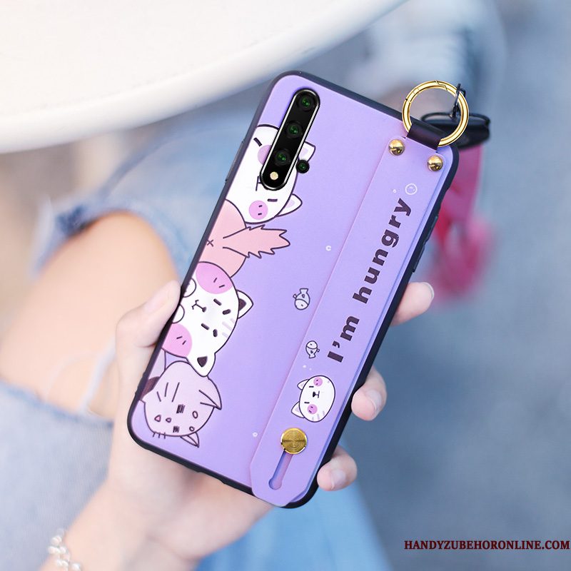 Hoesje Huawei Nova 5t Siliconen Telefoon Lichte En Dun, Hoes Huawei Nova 5t Spotprent Trend Hanger