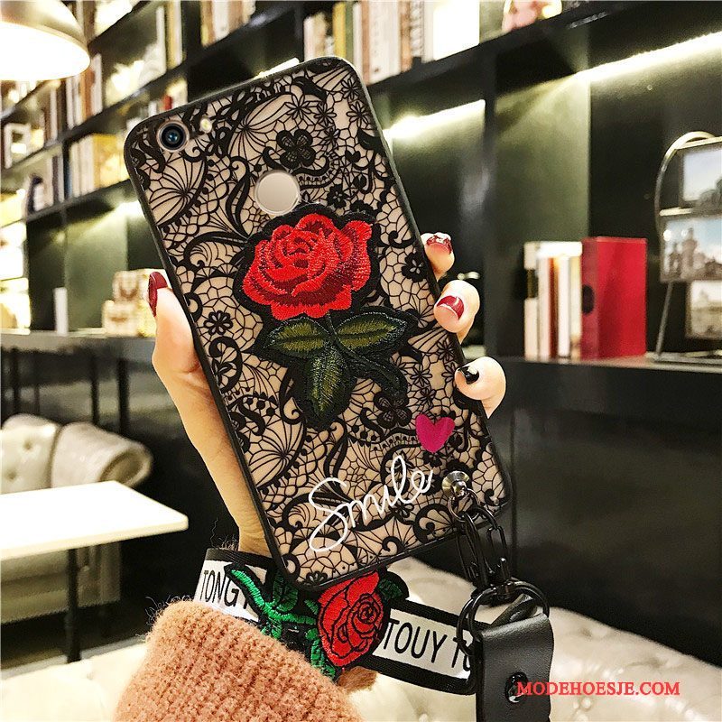 Hoesje Huawei Nova Siliconen Jeugd Trend, Hoes Huawei Nova Bescherming Bloemen Anti-fall