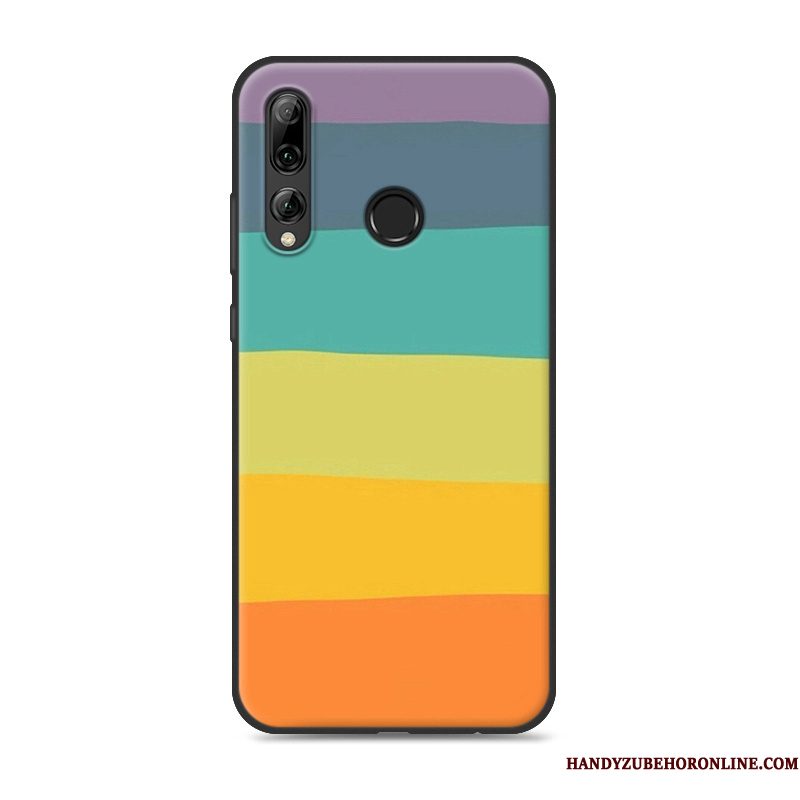 Hoesje Huawei P Smart+ 2019 Kleur Nieuw Trend, Hoes Huawei P Smart+ 2019 Siliconen Persoonlijktelefoon