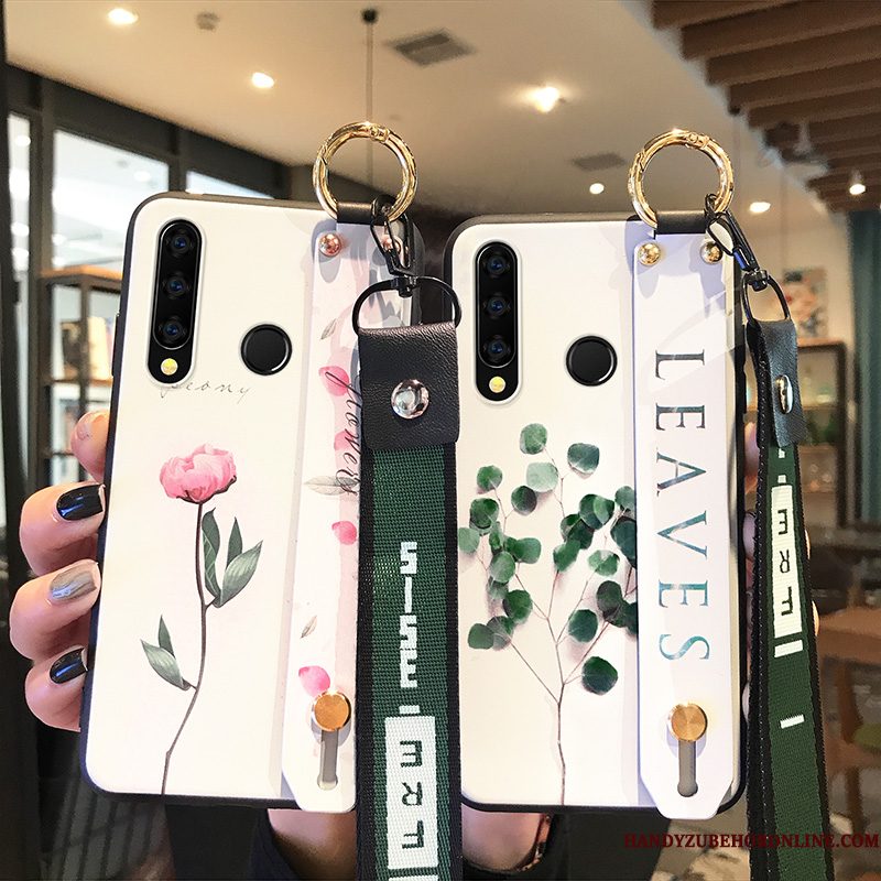 Hoesje Huawei P Smart+ 2019 Siliconen Mini Hanger, Hoes Huawei P Smart+ 2019 Scheppend Lange Trend