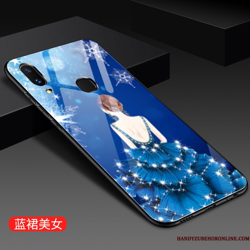 Hoesje Huawei P Smart+ Bescherming Glas Trend, Hoes Huawei P Smart+ Mode Telefoon Persoonlijk