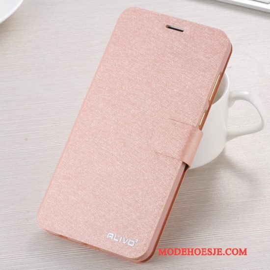 Hoesje Huawei P Smart Leer Telefoon Roze, Hoes Huawei P Smart Folio