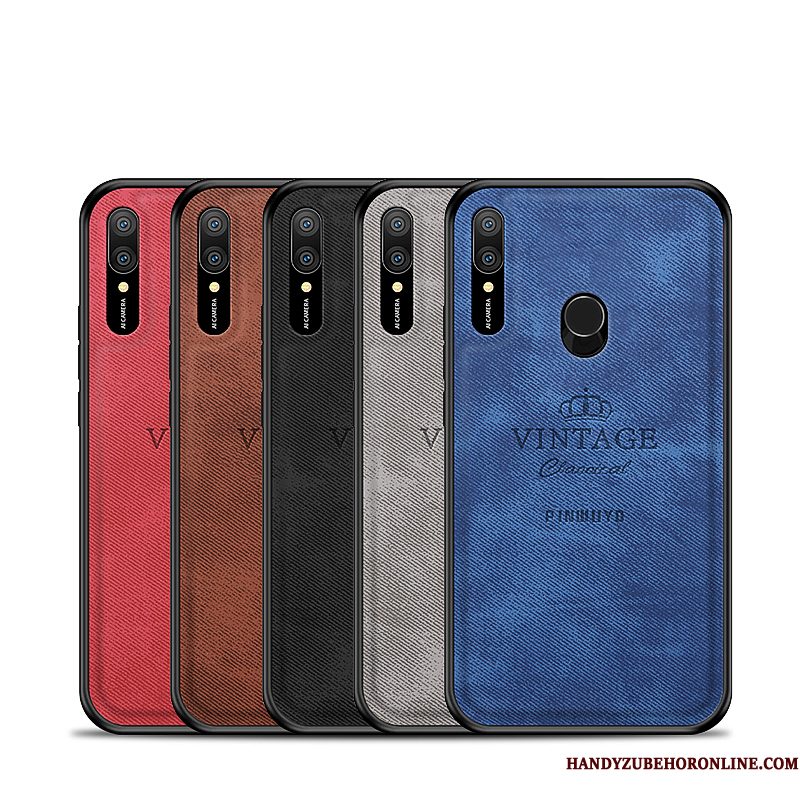 Hoesje Huawei P Smart Z Zakken Donkerblauwtelefoon, Hoes Huawei P Smart Z Persoonlijk Doek