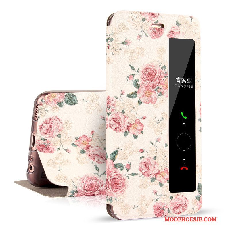 Hoesje Huawei P10 Bescherming Roze Super Schattig, Hoes Huawei P10 Folio Anti-falltelefoon