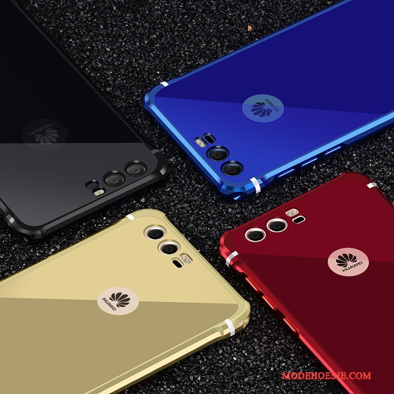 Hoesje Huawei P10 Plus Metaal Anti-fall Helder, Hoes Huawei P10 Plus Kleur Omlijsting Trend
