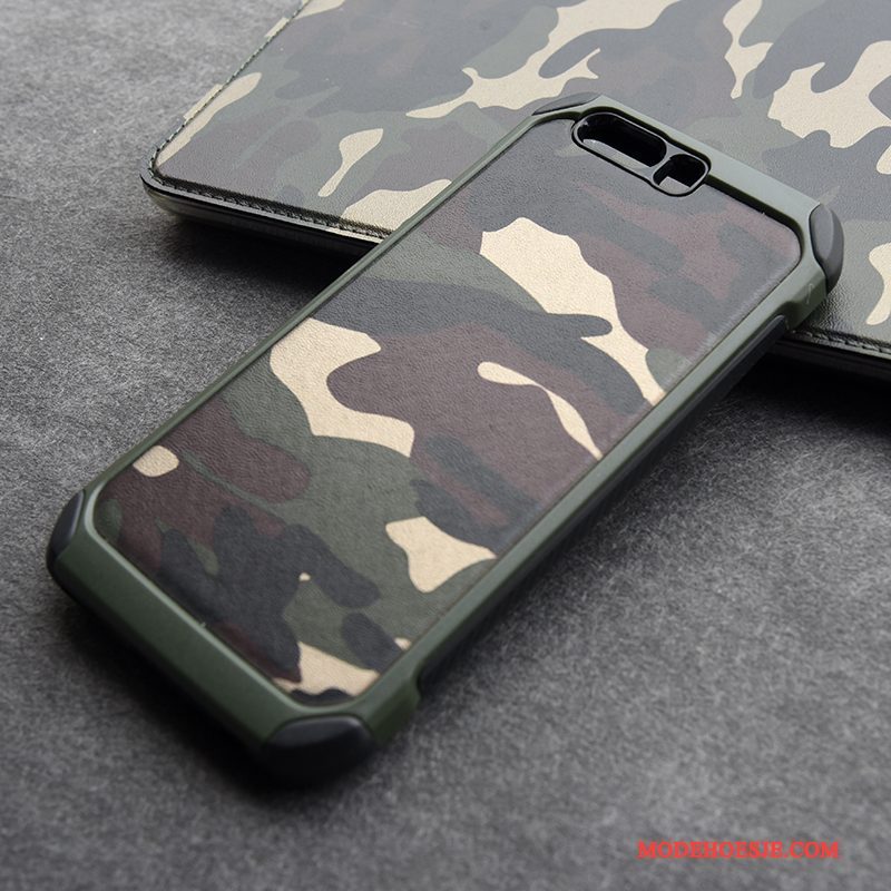 Hoesje Huawei P10 Plus Siliconen Anti-falltelefoon, Hoes Huawei P10 Plus Scheppend Gasbag Camouflage