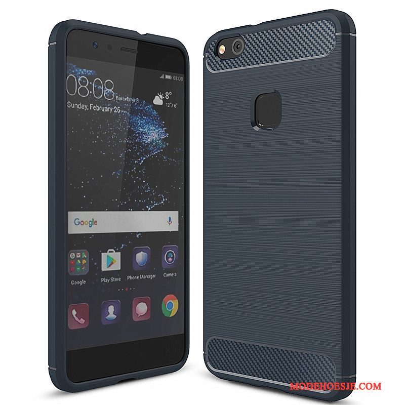 Hoesje Huawei P10 Zacht Donkerblauw Jeugd, Hoes Huawei P10 Bescherming Telefoon