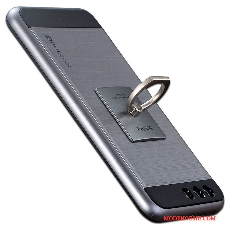 Hoesje Huawei P10 Zacht Zilver Grijs, Hoes Huawei P10 Siliconen Doektelefoon