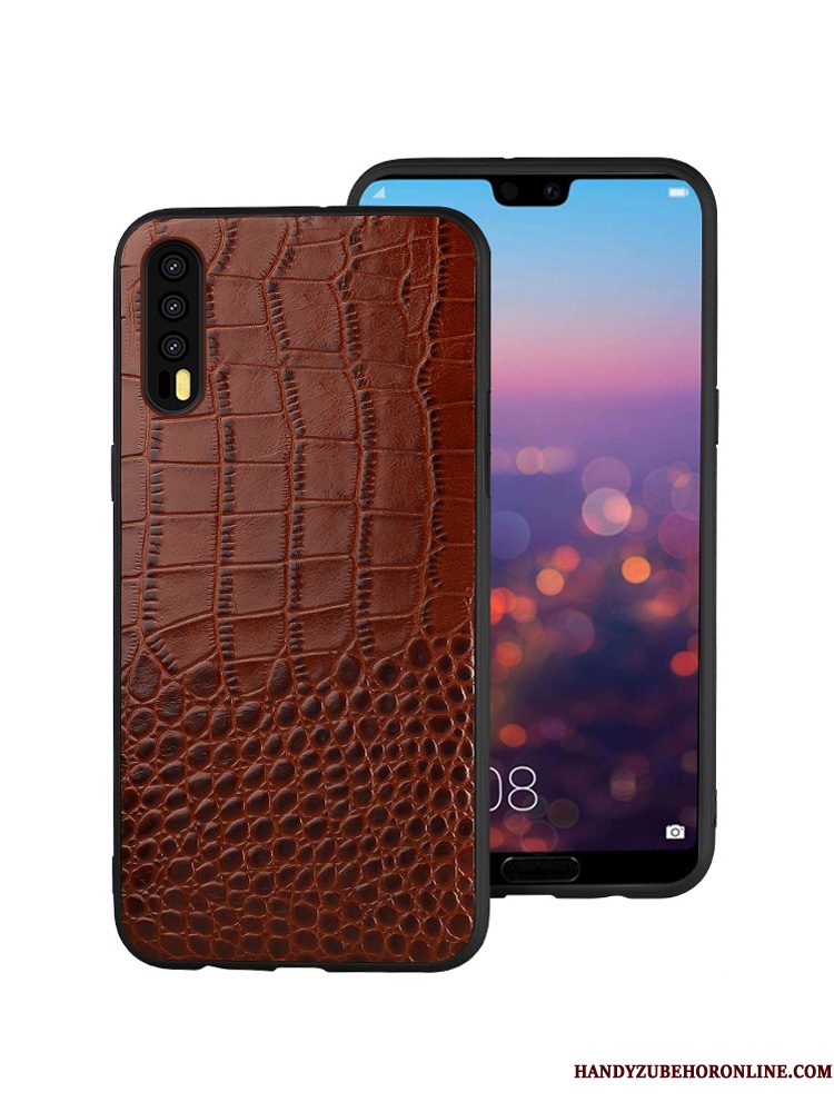 Hoesje Huawei P20 Pro Vintage Persoonlijk Tempereren, Hoes Huawei P20 Pro Scheppend Skärmskydd Trendy Merk