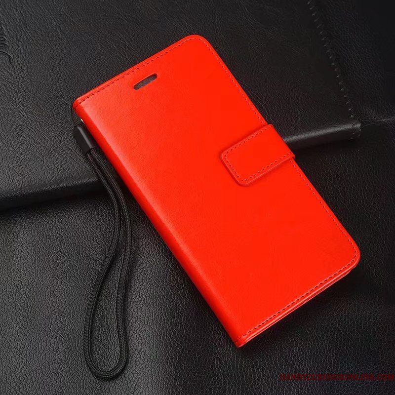 Hoesje Huawei P20 Pro Zacht Skärmskydd Rood, Hoes Huawei P20 Pro Leer Telefoon