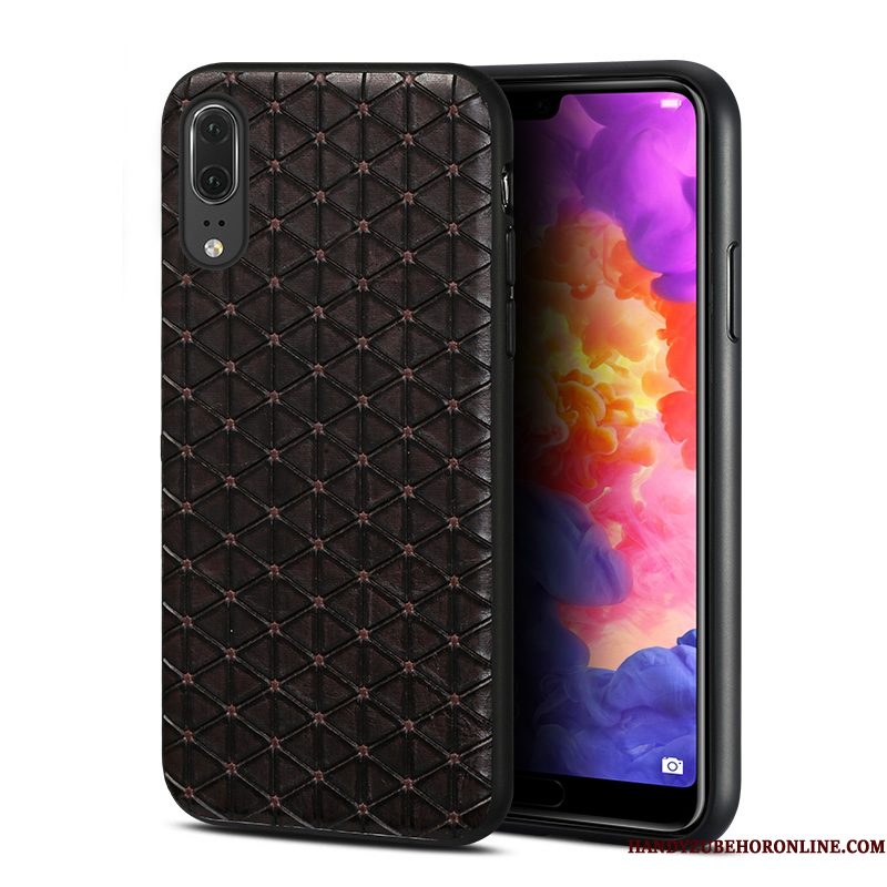 Hoesje Huawei P20 Zakken Persoonlijktelefoon, Hoes Huawei P20 Leer Trend Anti-fall