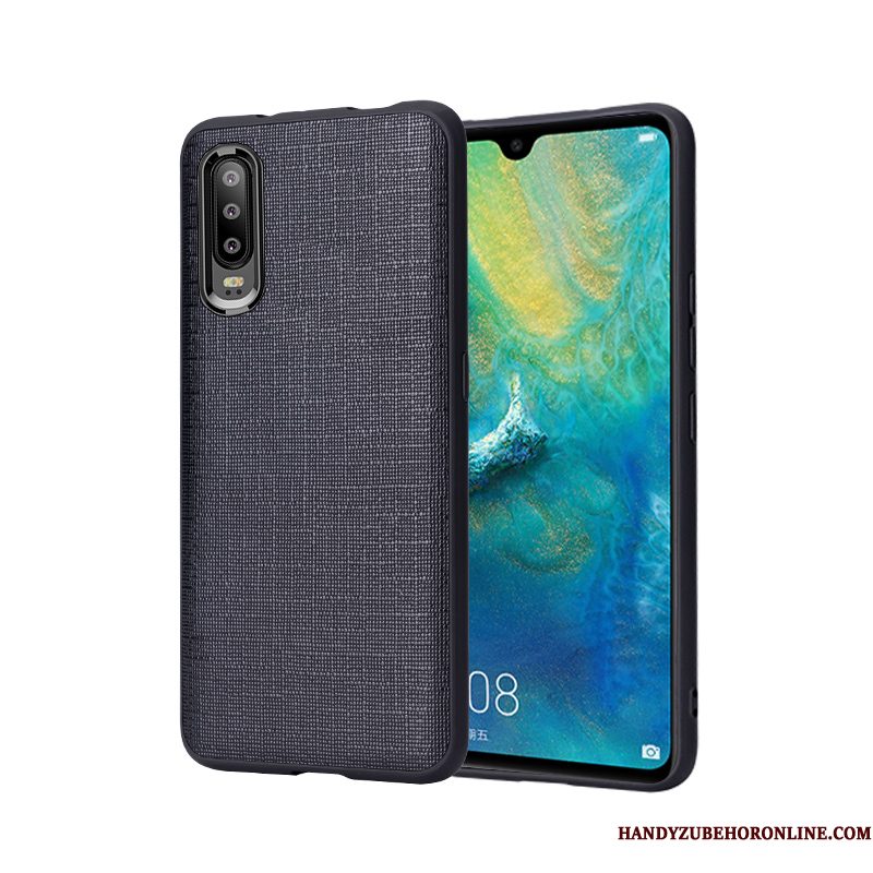 Hoesje Huawei P30 Mode Zwarttelefoon, Hoes Huawei P30 Scheppend Trendy Merk Persoonlijk