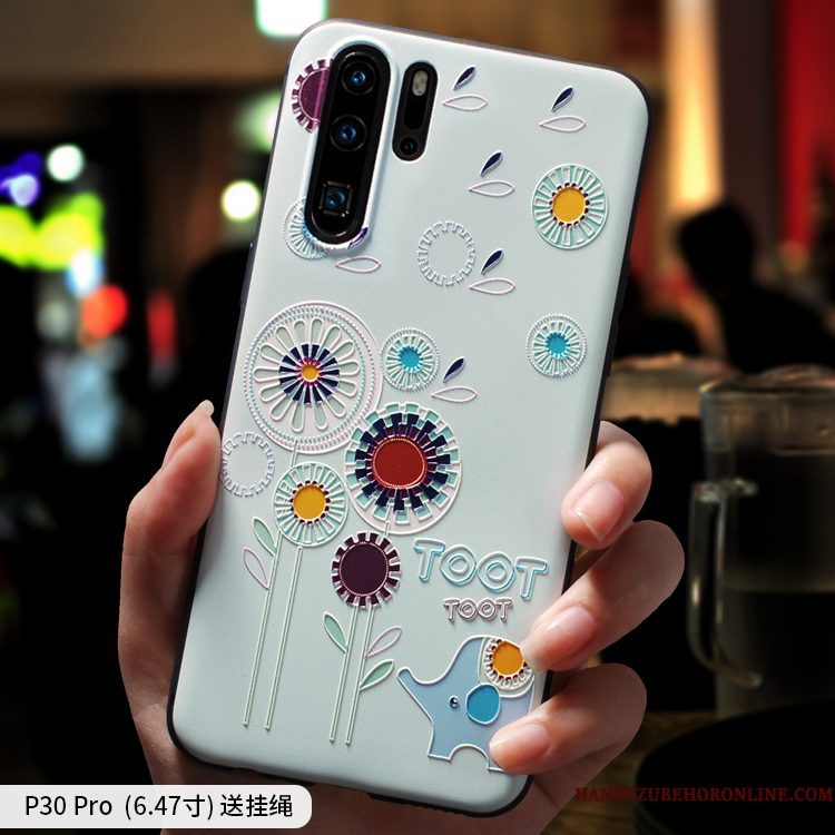 Hoesje Huawei P30 Pro Zacht Telefoon Trendy Merk, Hoes Huawei P30 Pro Spotprent Nieuw Hanger