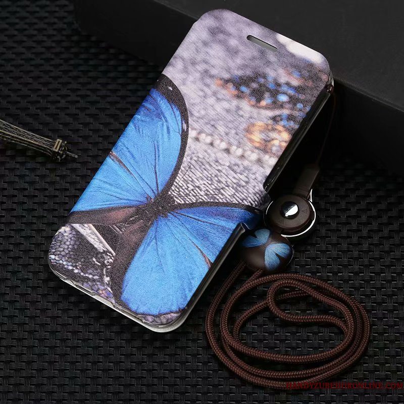 Hoesje Huawei P30 Siliconen Hangertelefoon, Hoes Huawei P30 Zakken Blauw Nieuw