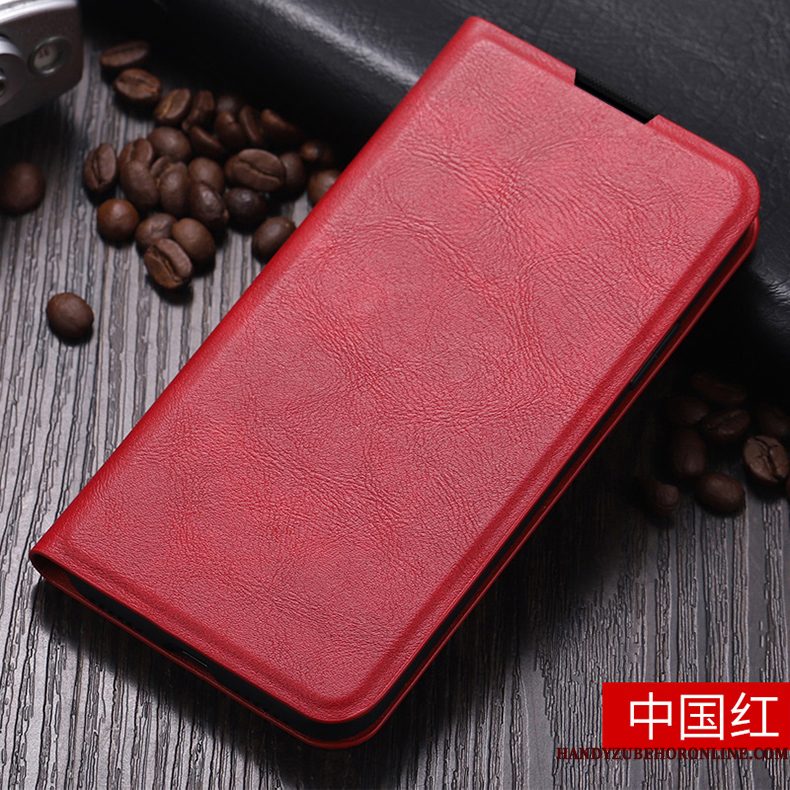 Hoesje Huawei P40 Lite Zakken Persoonlijk Anti-fall, Hoes Huawei P40 Lite Leer Trendy Merk High End