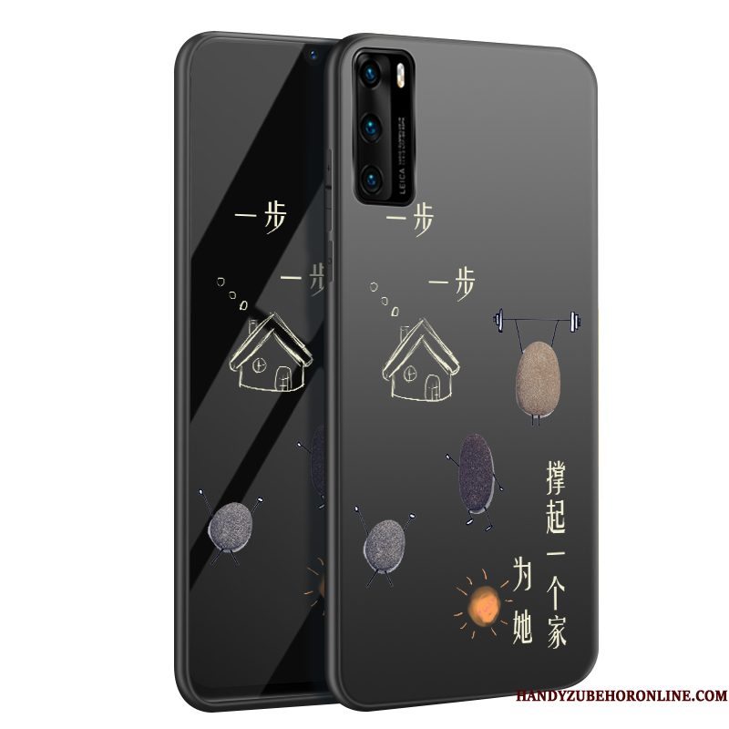 Hoesje Huawei P40 Siliconen Mini Dun, Hoes Huawei P40 Zacht Telefoon Super