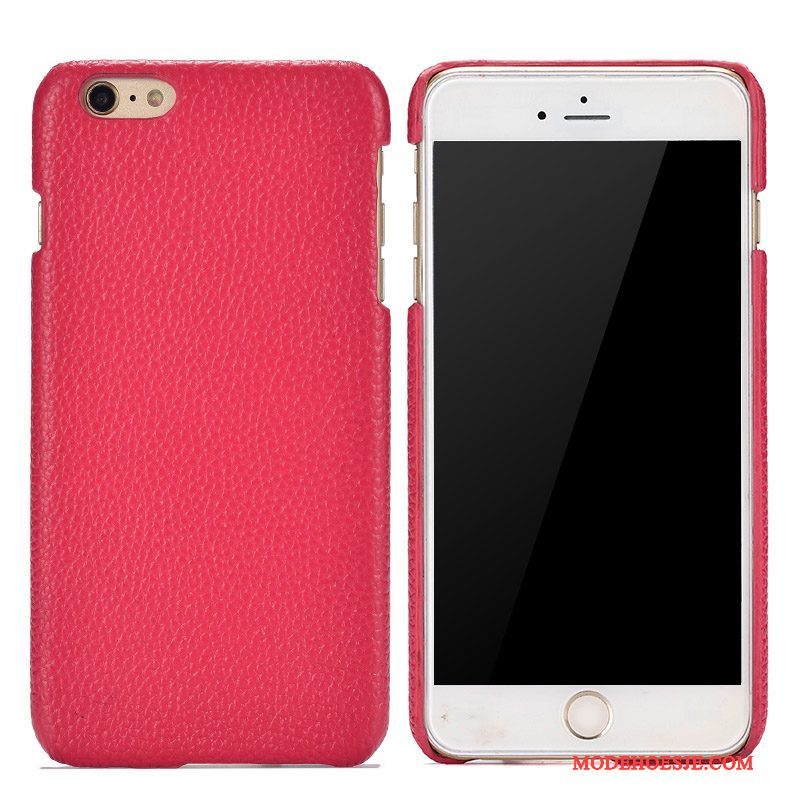 Hoesje Huawei P8 Lite 2017 Leer Rood Eenvoudige, Hoes Huawei P8 Lite 2017 Achterkleptelefoon