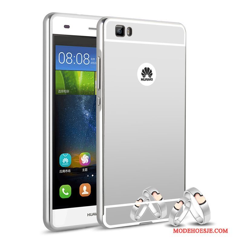 Hoesje Huawei P8 Lite Metaal Telefoon Hard, Hoes Huawei P8 Lite Bescherming Jeugd Trend