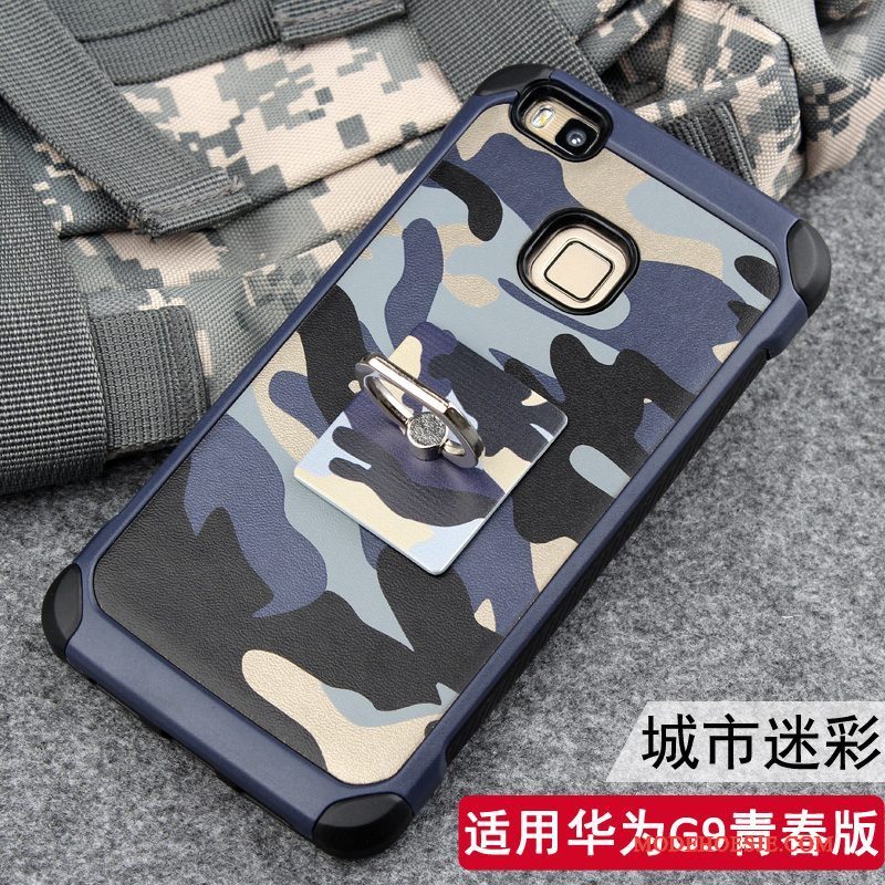 Hoesje Huawei P9 Lite Bescherming Persoonlijktelefoon, Hoes Huawei P9 Lite Zacht Anti-fall Camouflage