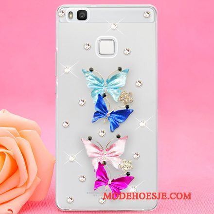 Hoesje Huawei P9 Lite Strass Hangertelefoon, Hoes Huawei P9 Lite Kleur Jeugd