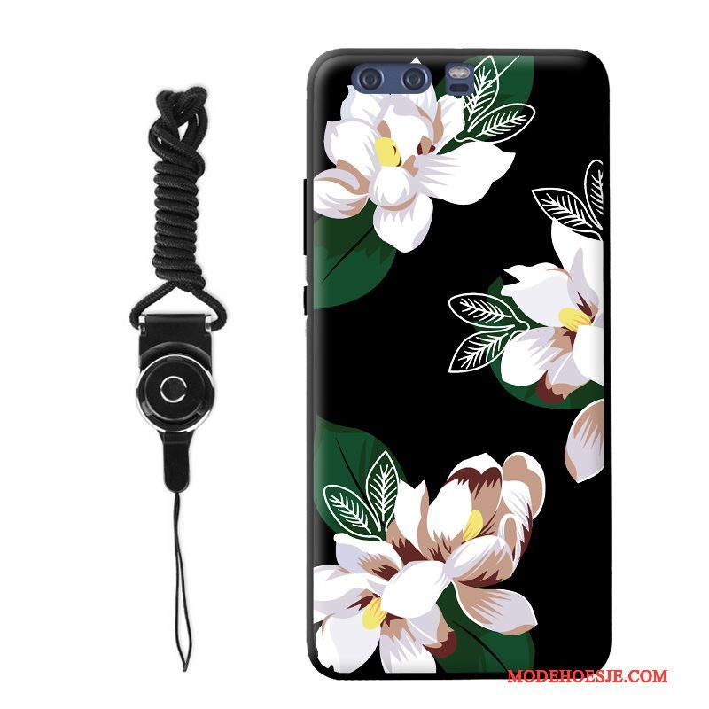 Hoesje Huawei P9 Plus Siliconen Hanger Persoonlijk, Hoes Huawei P9 Plus Bescherming Bloementelefoon