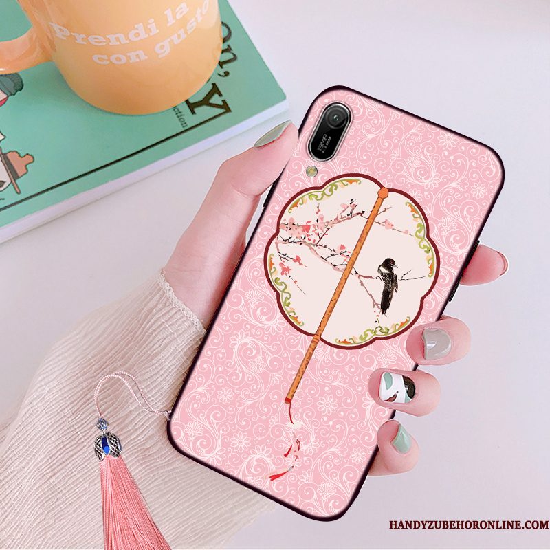 Hoesje Huawei Y6 2019 Bescherming Chinese Stijl Dun, Hoes Huawei Y6 2019 Zacht Anti-fall Persoonlijk