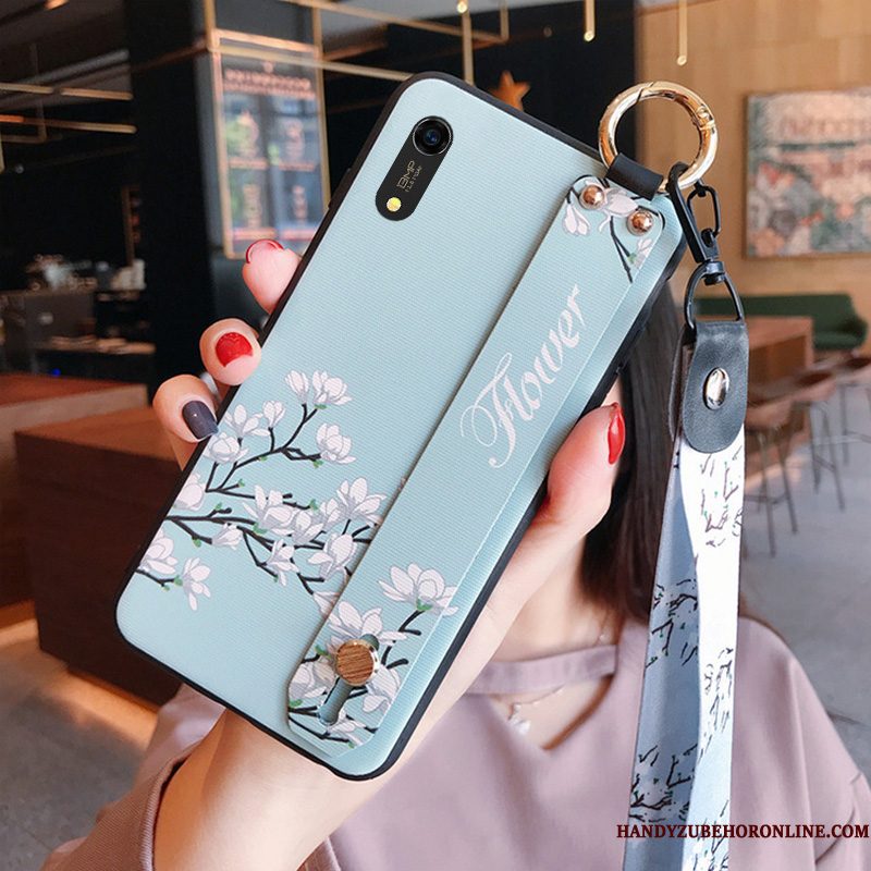 Hoesje Huawei Y6 2019 Scheppend Telefoon Vers, Hoes Huawei Y6 2019 Siliconen Blauw Persoonlijk
