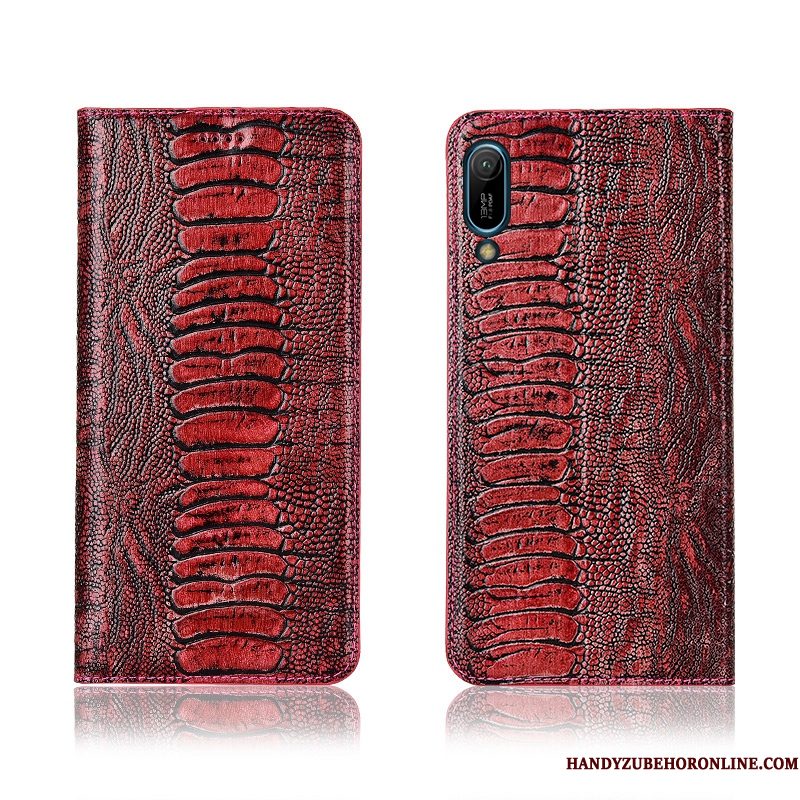 Hoesje Huawei Y6 2019 Zacht Telefoon Rood, Hoes Huawei Y6 2019 Bescherming Nieuw Vogel