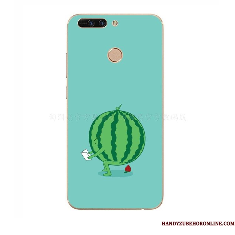 Hoesje Huawei Y7 2018 Groen Watermeloen, Hoes Huawei Y7 2018 Telefoon Vers
