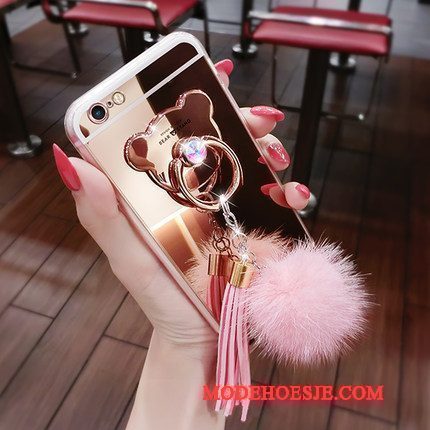 Hoesje Lg G5 Siliconen Ring Roze, Hoes Lg G5 Telefoon Gesp