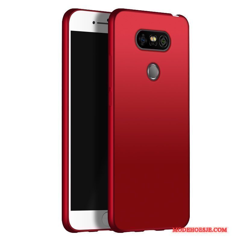 Hoesje Lg G5 Zacht Rood Eenvoudige, Hoes Lg G5 Bescherming Nieuwtelefoon
