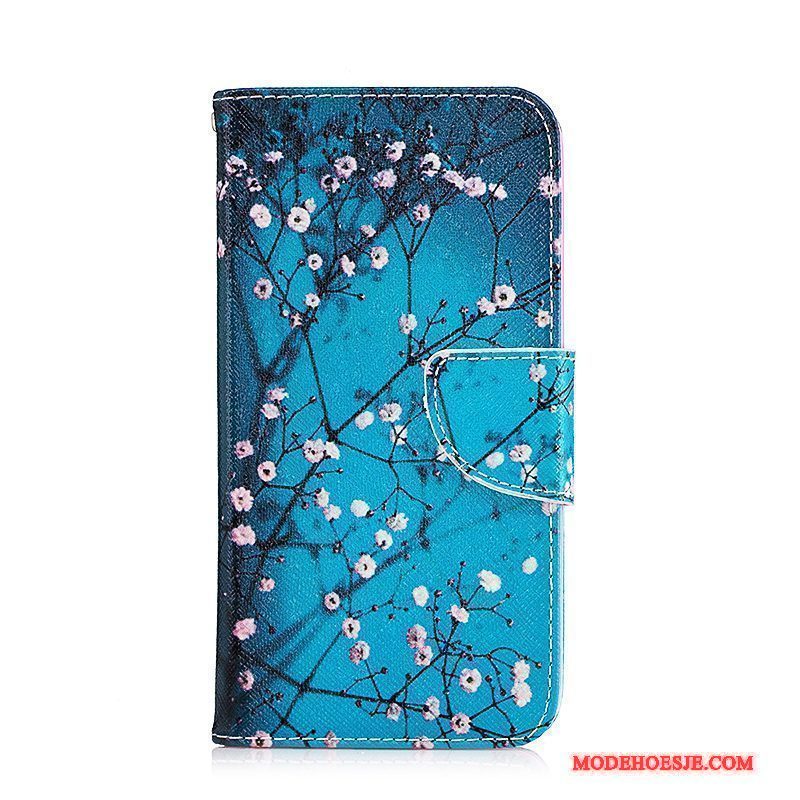 Hoesje Lg K10 2017 Bescherming Blauwtelefoon, Hoes Lg K10 2017 Folio