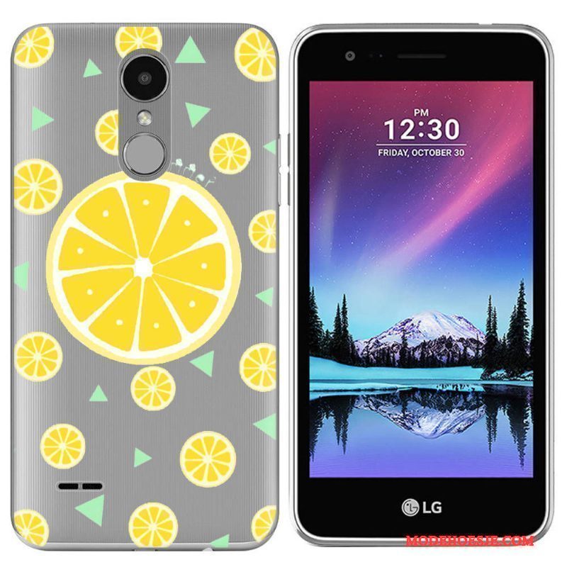 Hoesje Lg K4 2017 Siliconen Fruit Nieuw, Hoes Lg K4 2017 Zacht Telefoon Geel