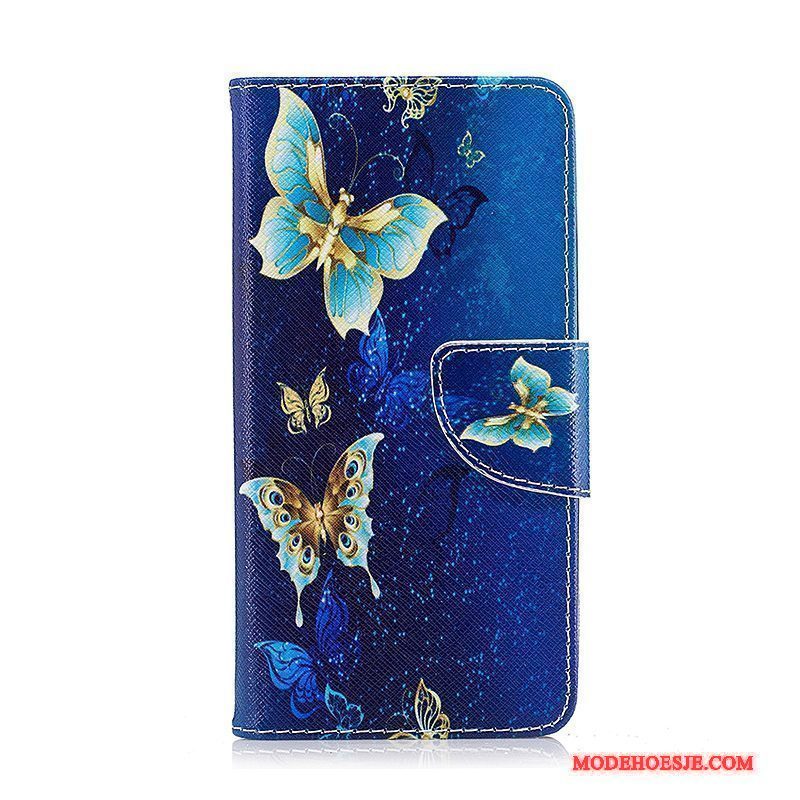 Hoesje Lg K8 Folio Blauwtelefoon, Hoes Lg K8 Bescherming