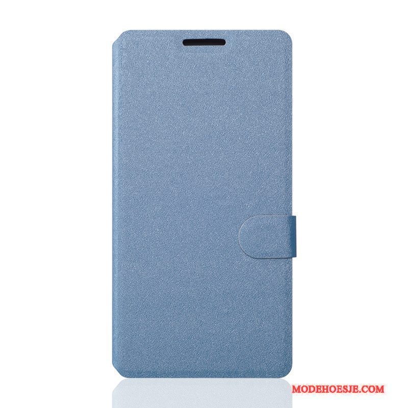 Hoesje Lg Nexus 5x Leer Telefoon Blauw, Hoes Lg Nexus 5x Ondersteuning Dun